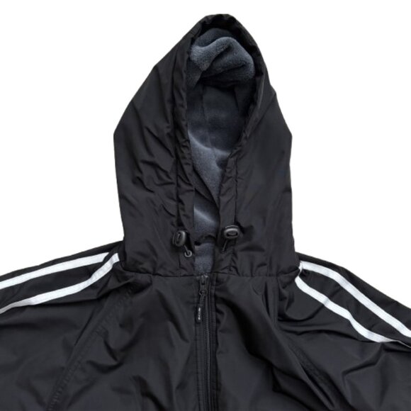 Striped Comfort Fleece-Lined Swim Parka - Picture 7 of 10